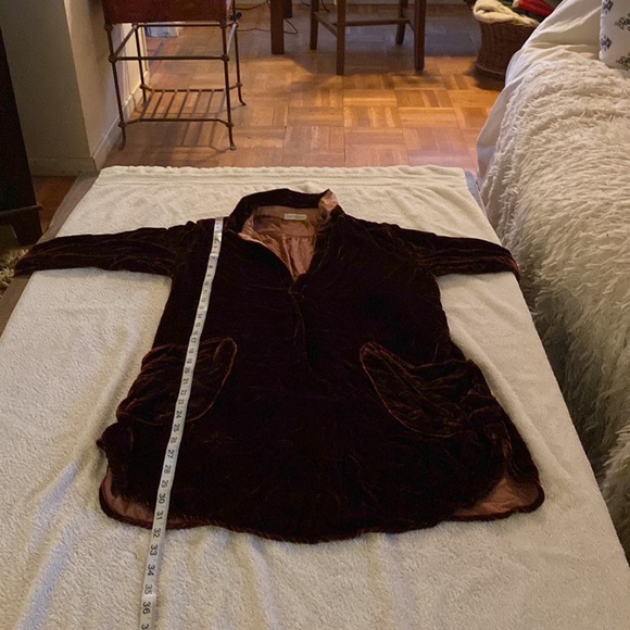 CP Shades silk blend velvety stunning tunic dress/blouse w/ great deep pockets - Picture 12 of 15